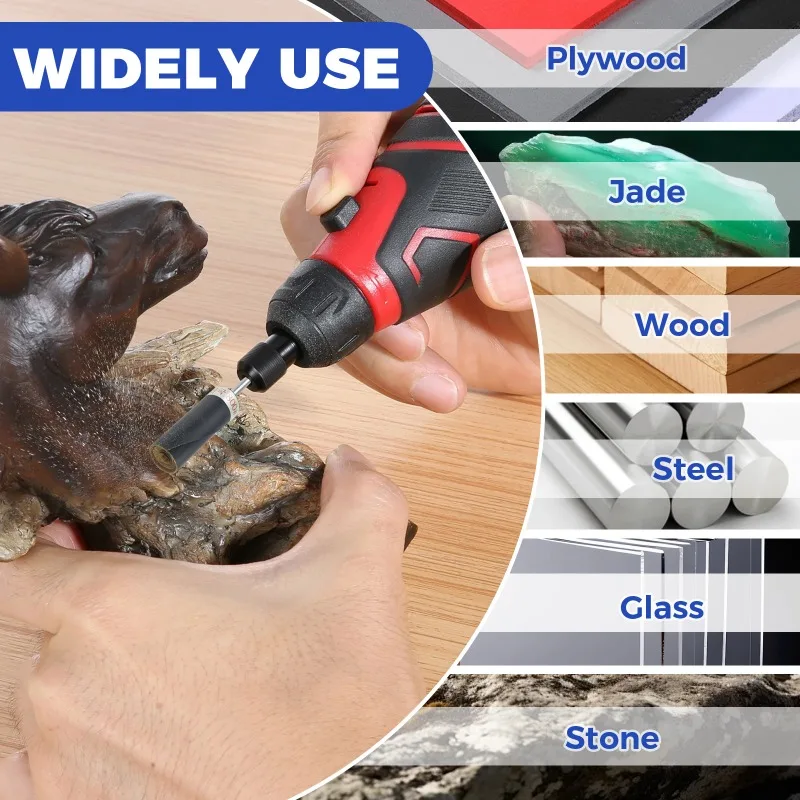 1/8인치 핸들 사포 스틱, 내구성 있고 안전한 소재, 30개 사포 바 폴리싱 롤러 샌딩 헤드 장착