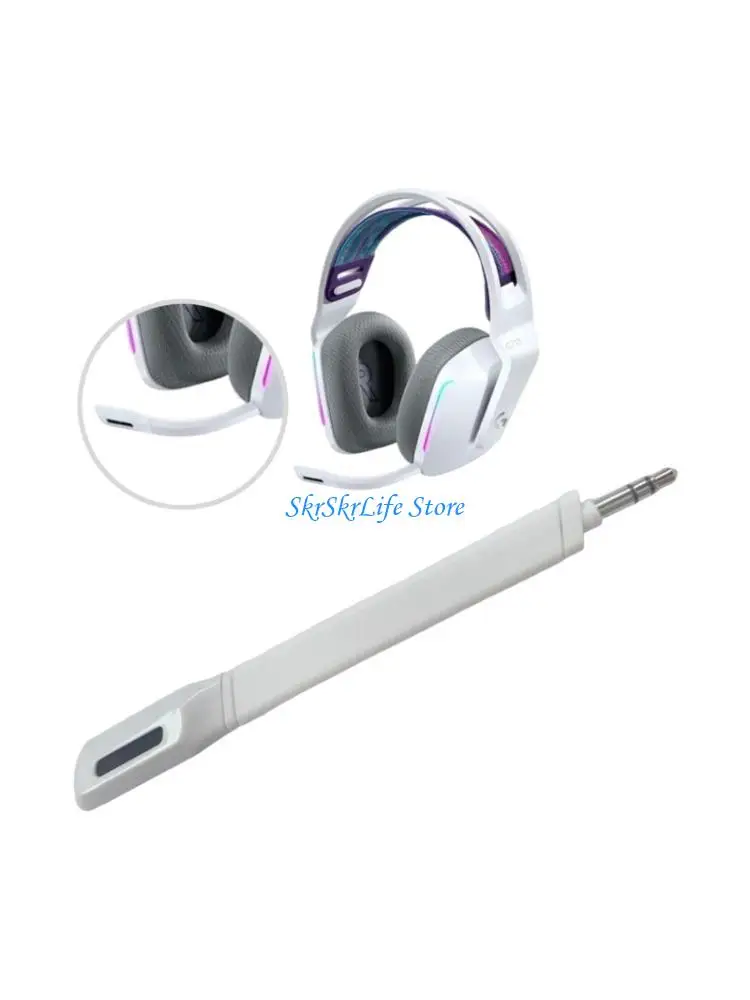 

E65E Detachable PVC Microphone Arm With Enhances Bass For G733 Wireless Gaming Headsets Noise Cancelling Microphones