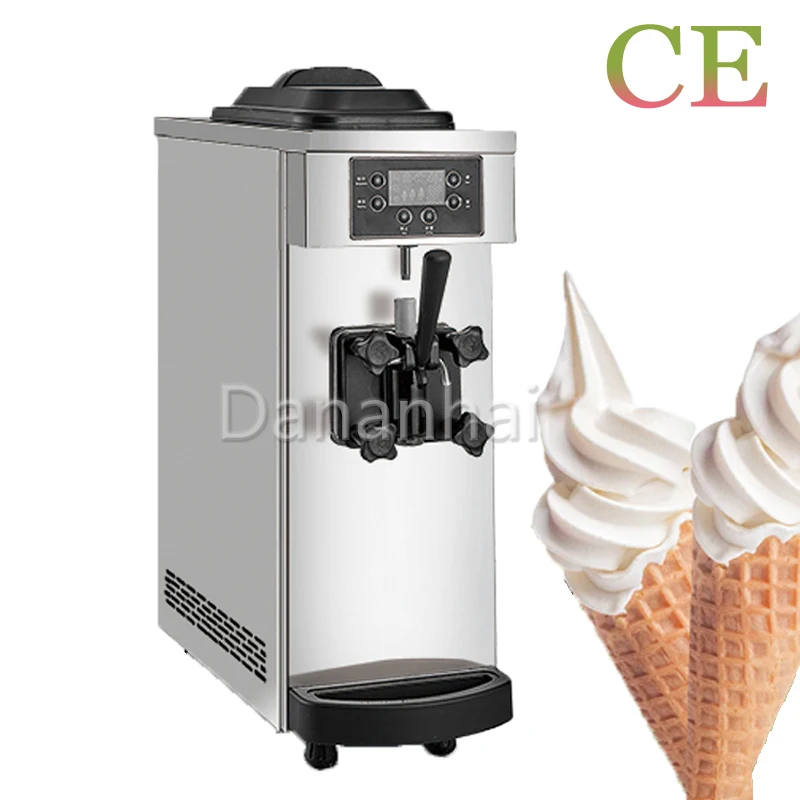 

2024 New Stainless Steel Large Capacity Ice Cream Machine Small Volume Frozen Yogurt Machine