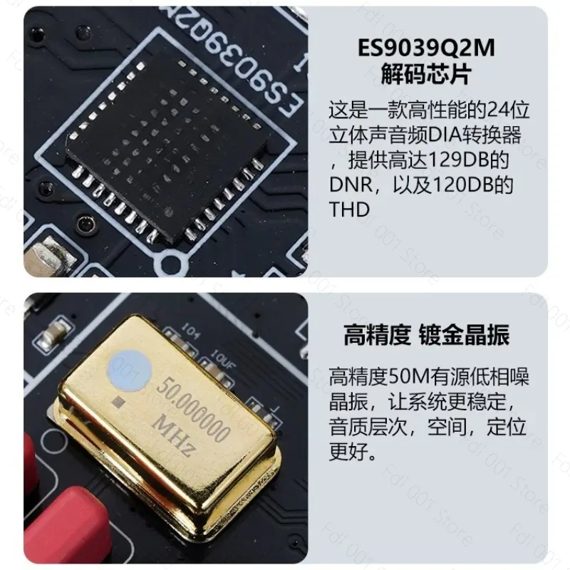 HIFI Bluetooth Receiver BTC60-PRO Decoder ES9039 Bluetooth 6.2