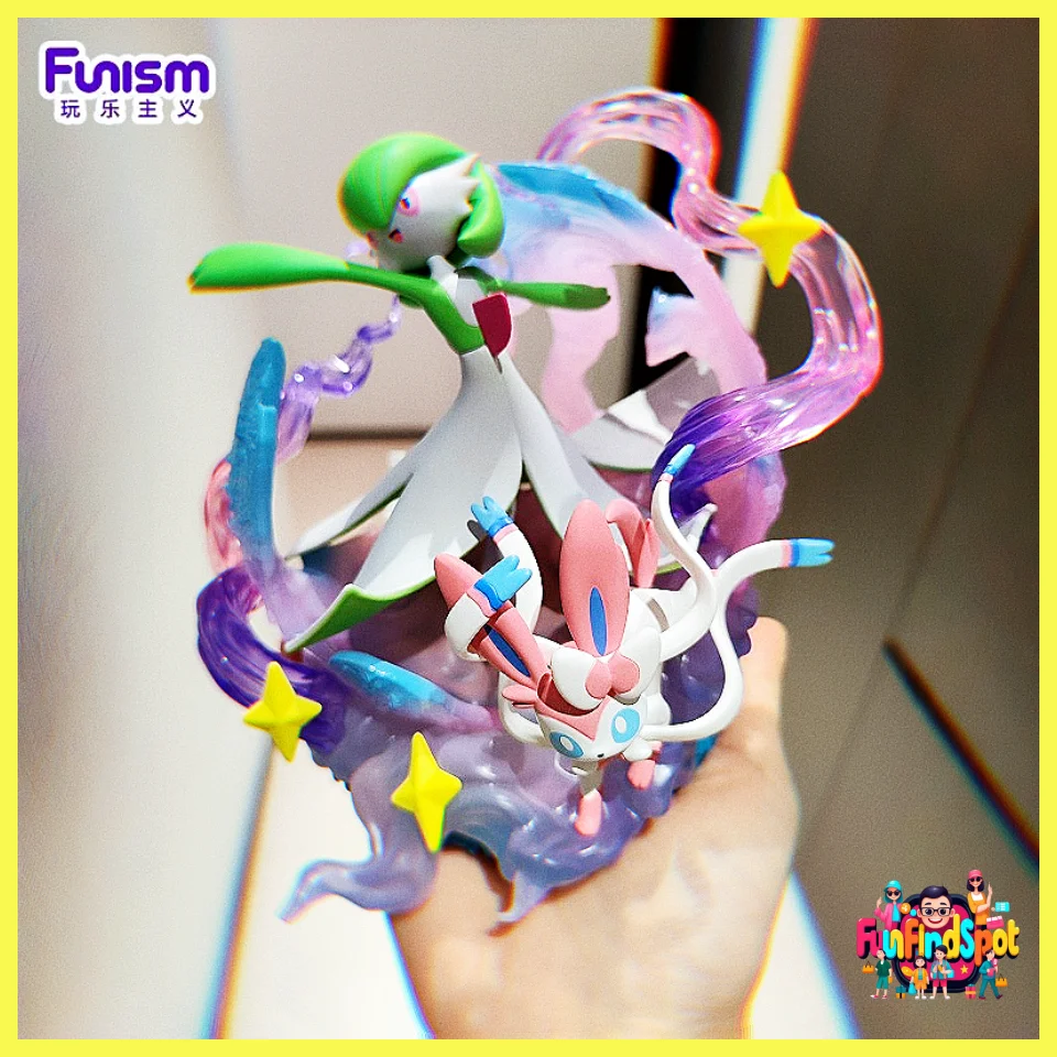 

2026 Funism Pokemon Action Figure Gardevoir Sylveon Collectible Statue Desktop Decoration For Anime Game Enthusiasts Collectors