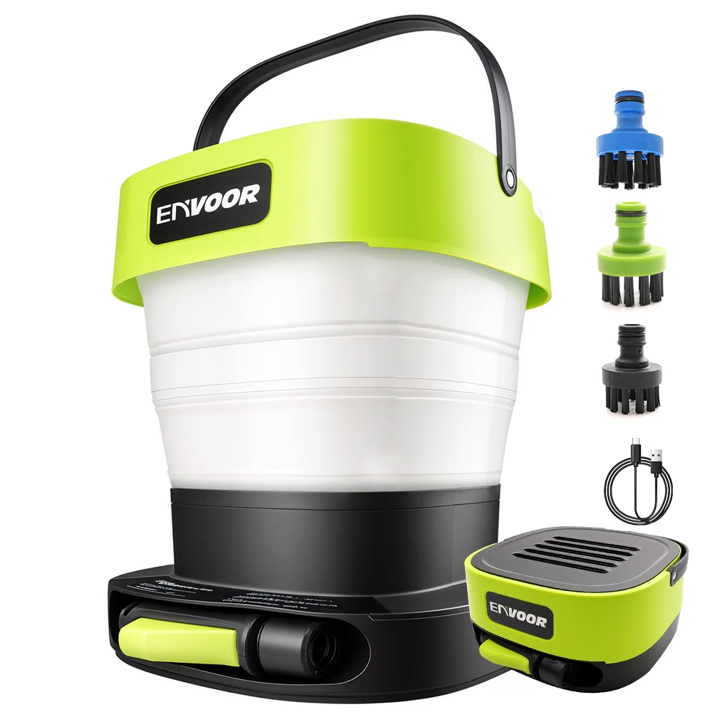 Foldable Pressure Washer Cordless Portable 12L Lithium Battery Type-C Rechargeable For Car Washing Pet Bath Garden Watering ODM