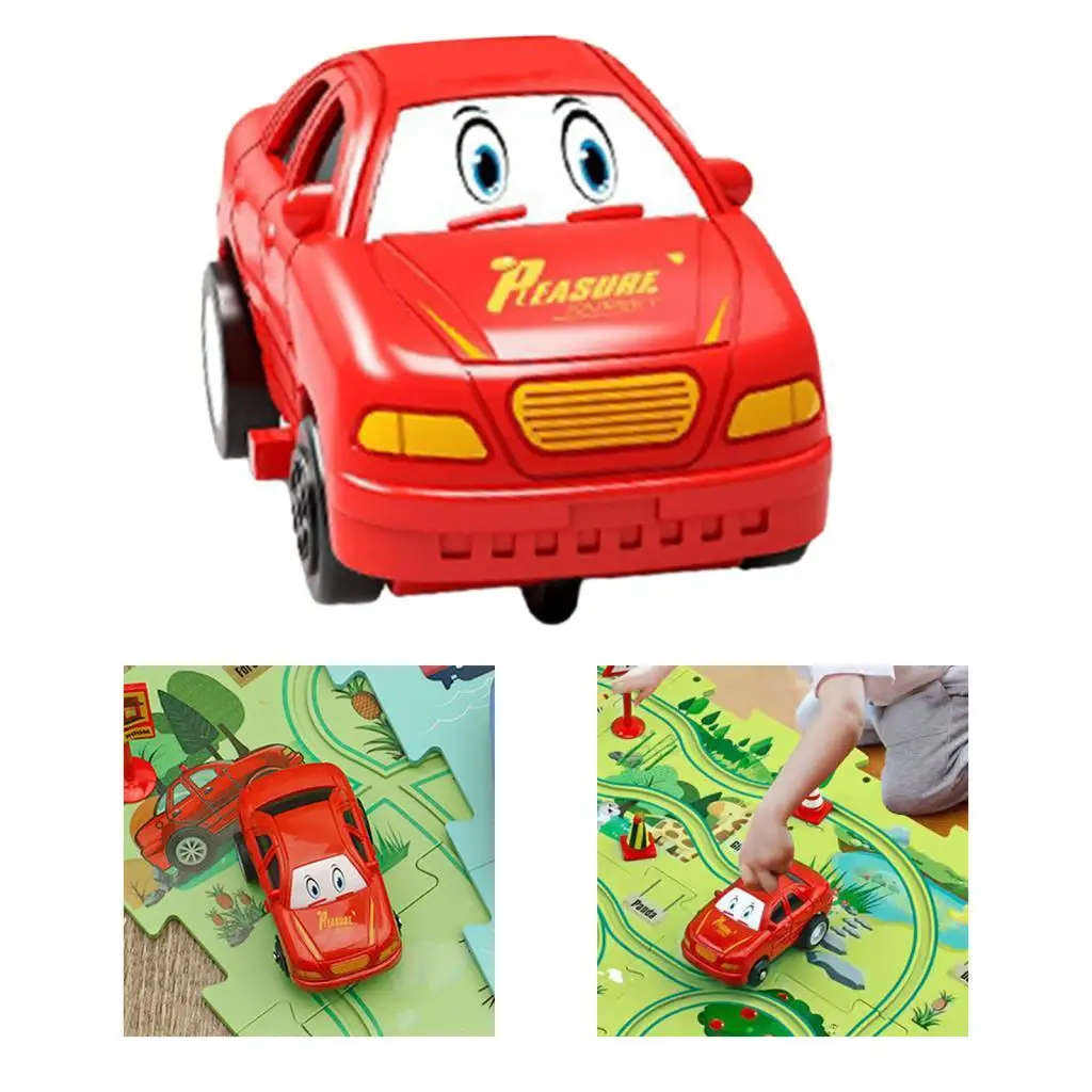 أطفال سباق السيارات المسار بناء لعبة لغز مجلس لعبة تعليمية فتحة السكك الحديدية لعب للأطفال 3 4 سنوات من العمر هدية عيد ميلاد #6