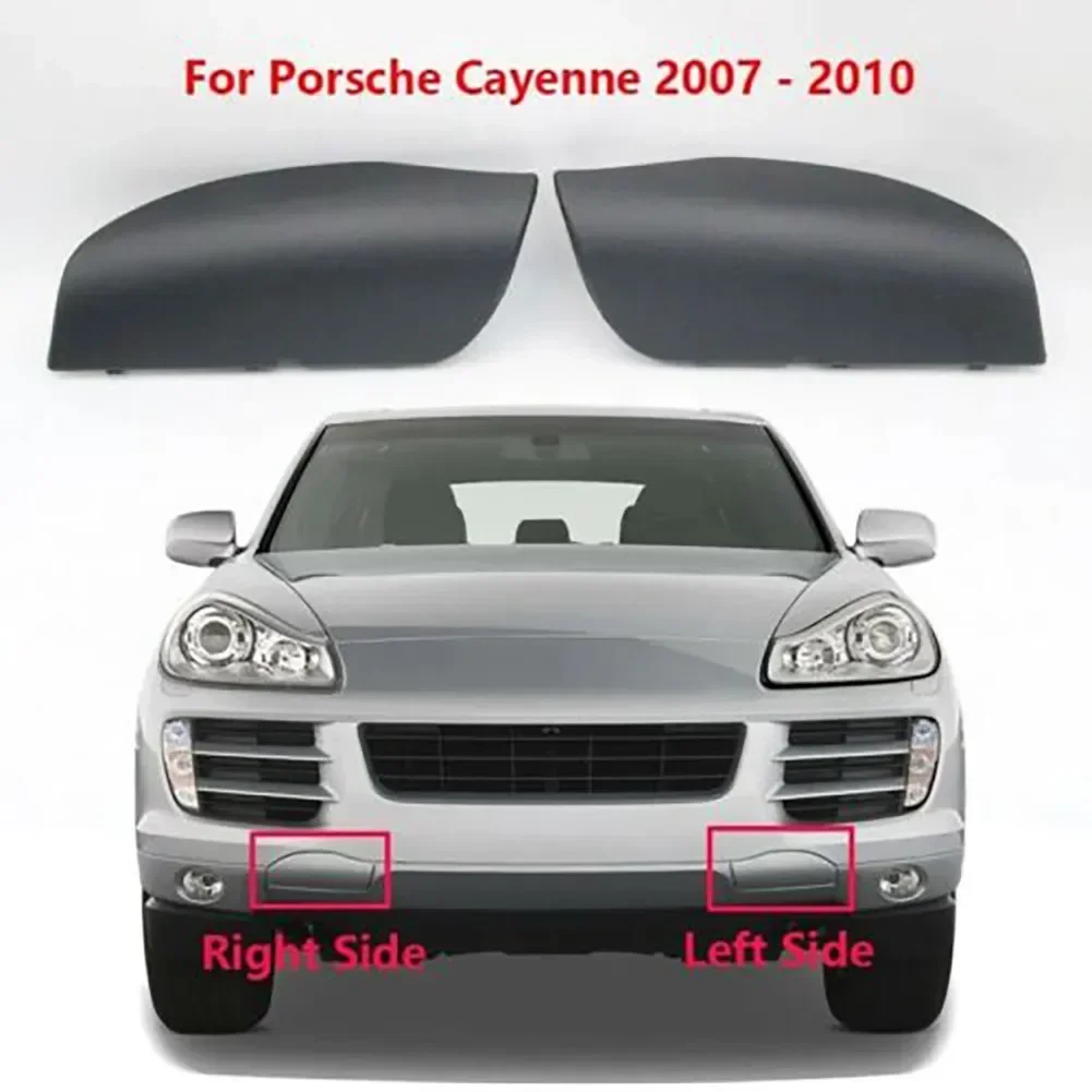 

Bumper Tow Hook Cover Nice Parts 2008-10 Plastic 2pcs Practical 95550515610 Unpainted Accessories Car Exterior