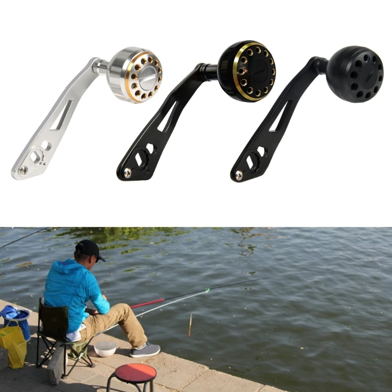 Fishing Reel Power Handle Single Knob Arm Grip for Spinning Fishing Tackle Tool N58B