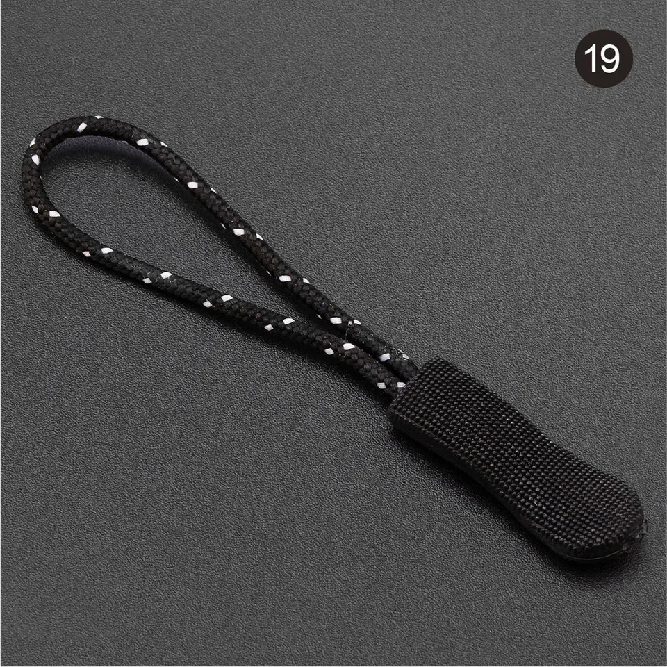 10pcs Colorful Zipper Puller Cord Zip Puller Replacement Ends Lock Zips Travel Bags Clip Buckle Sport Garment Parts, image 30