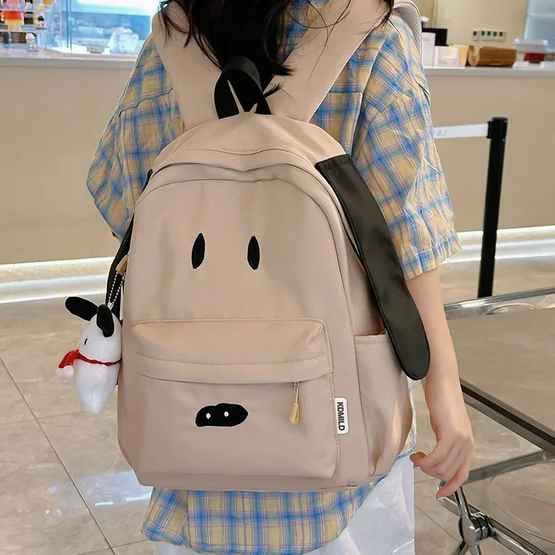 

Snoopy Cute Cartoon Schoolbag Large Capacity Girls Campus Backpack Student Storage Bag Handbag