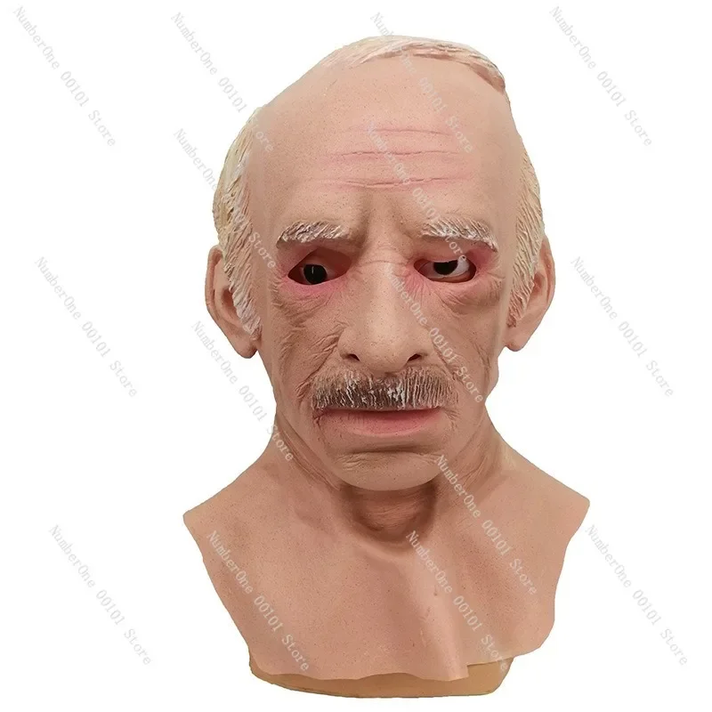 

Bald Grandpa Mask Old Head Cover