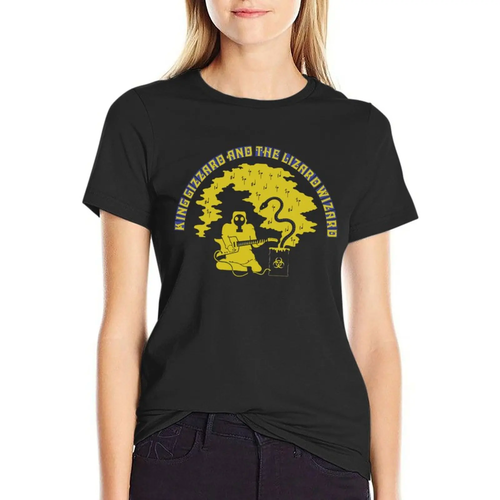 King Gizzard And the Lizard Wizard Flying Microtonal Banana T-Shirt customizeds anime clothes Blouse Women clothing