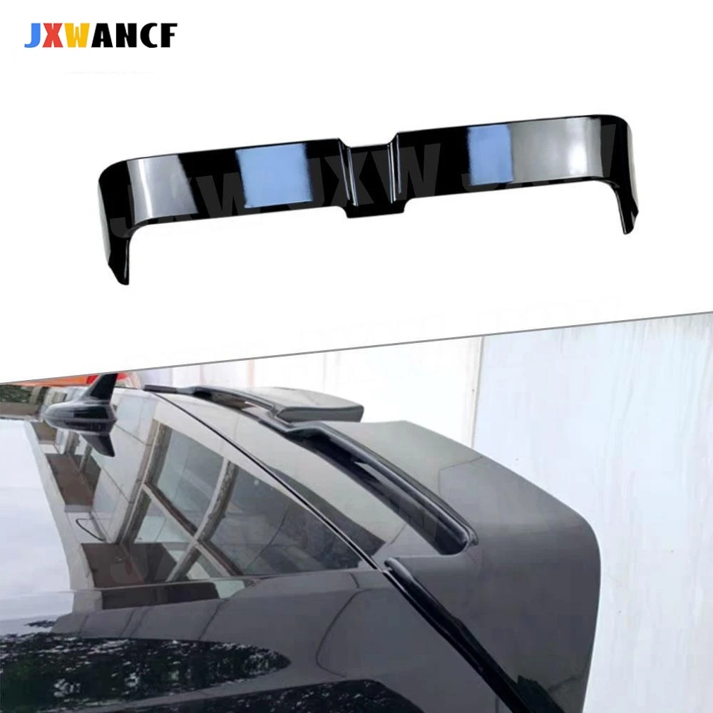 

JXWANCF ABS задний спойлер на крышу багажника, оконное крыло, губа для VW Golf 7 7.5 VII MK7 7.5 GTI R Hatchblack 2014-2019 глянцевый черный