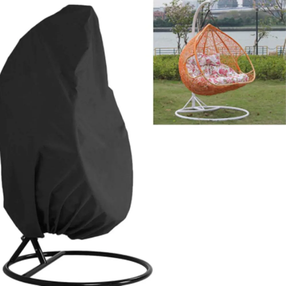 

Outdoor Swing Hanging Chair Eggshell Dust Cover Polyester UV Protection Universal Cover Garden Waterproof Dust Cove