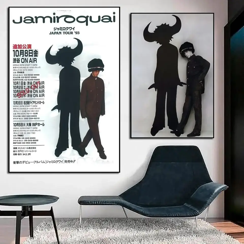 Rock Band j-Jamiroquai Poster Premium Waterproof Aesthetic Wall