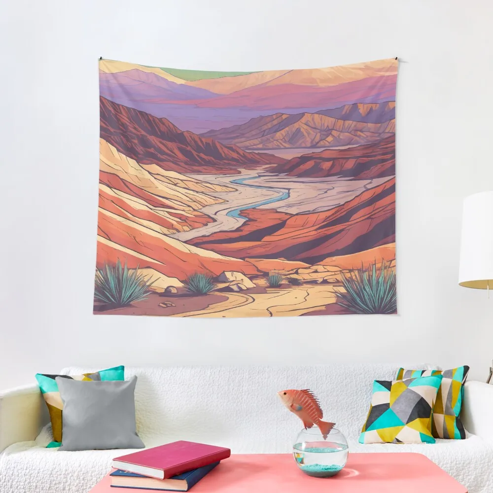 

Death Valley National Park Landscape Tapestry Carpet On The Wall Anime Decor Bedroom Decoration Tapestry