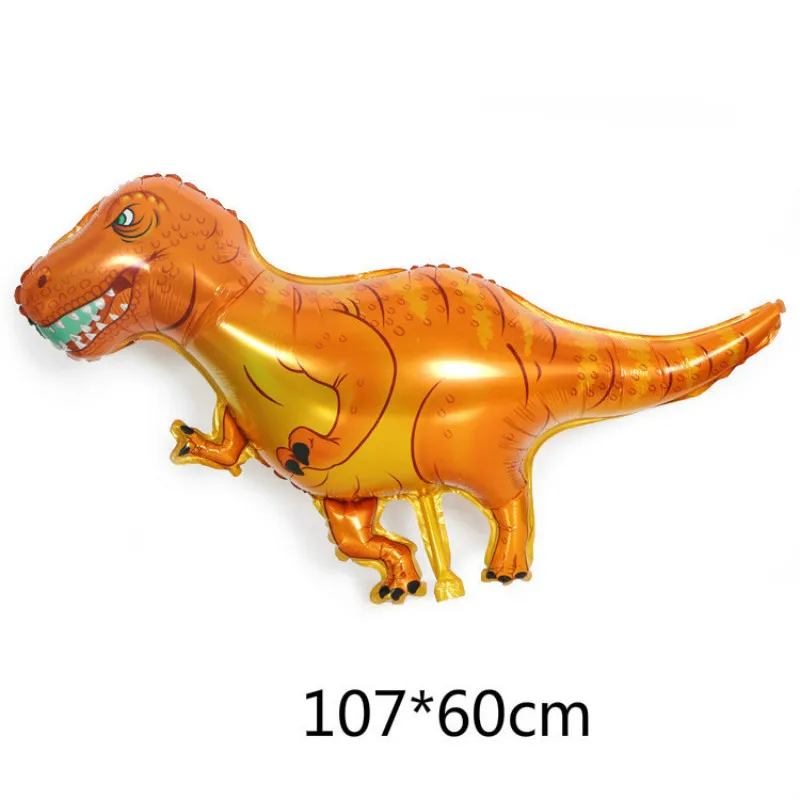 1 Buah Balon Foil Dinosaurus Raksasa Balon Hewan Anak Laki-laki Dekorasi Pesta Ulang Tahun Dinosaurus Anak-anak Balon Helium Anak S
