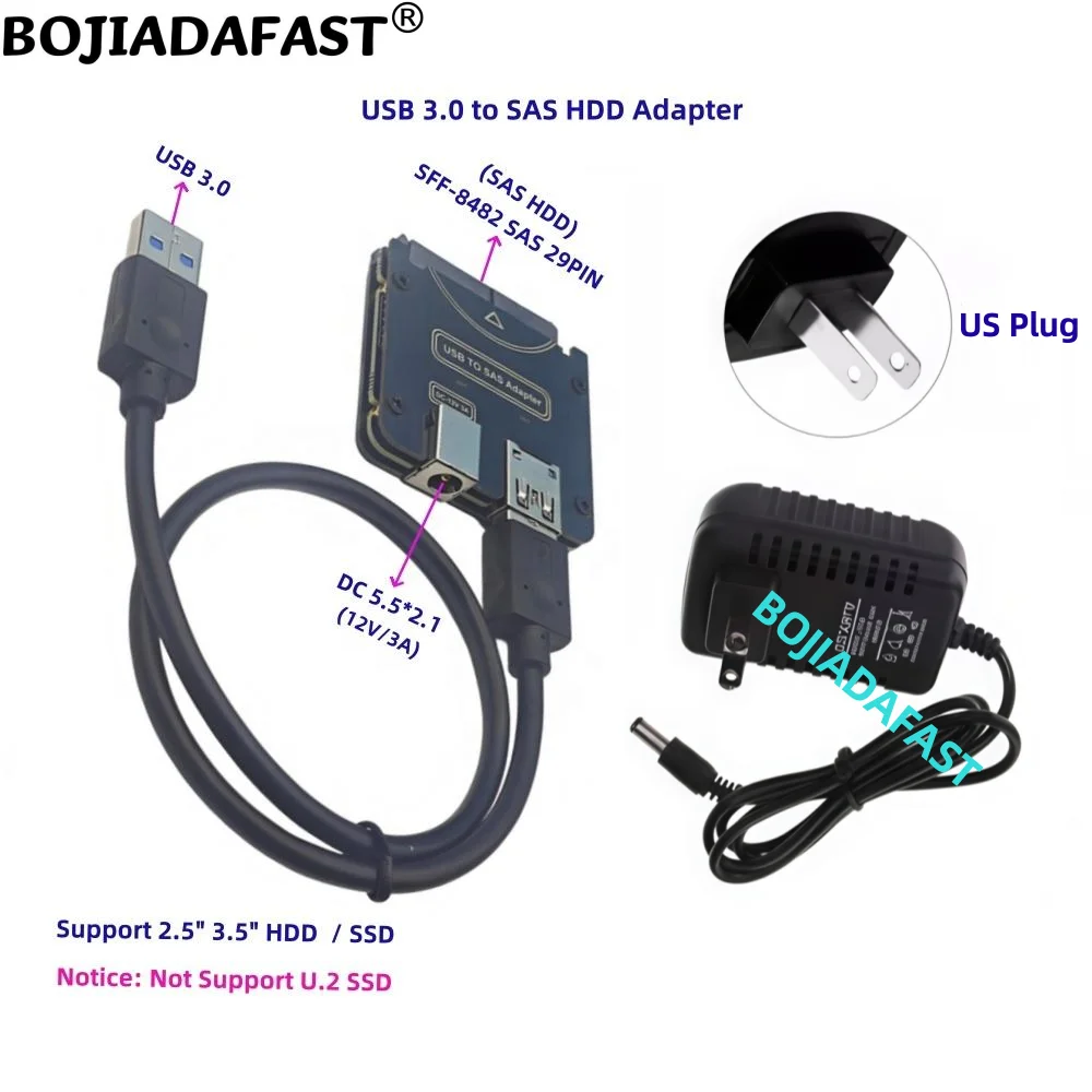 2026-new-usb-30-type-a-to-sff-8482-sas-29pin-converter-card-12v-3a-dc-power-supply-adapter-for-25-35-hard-disk-drive-raid