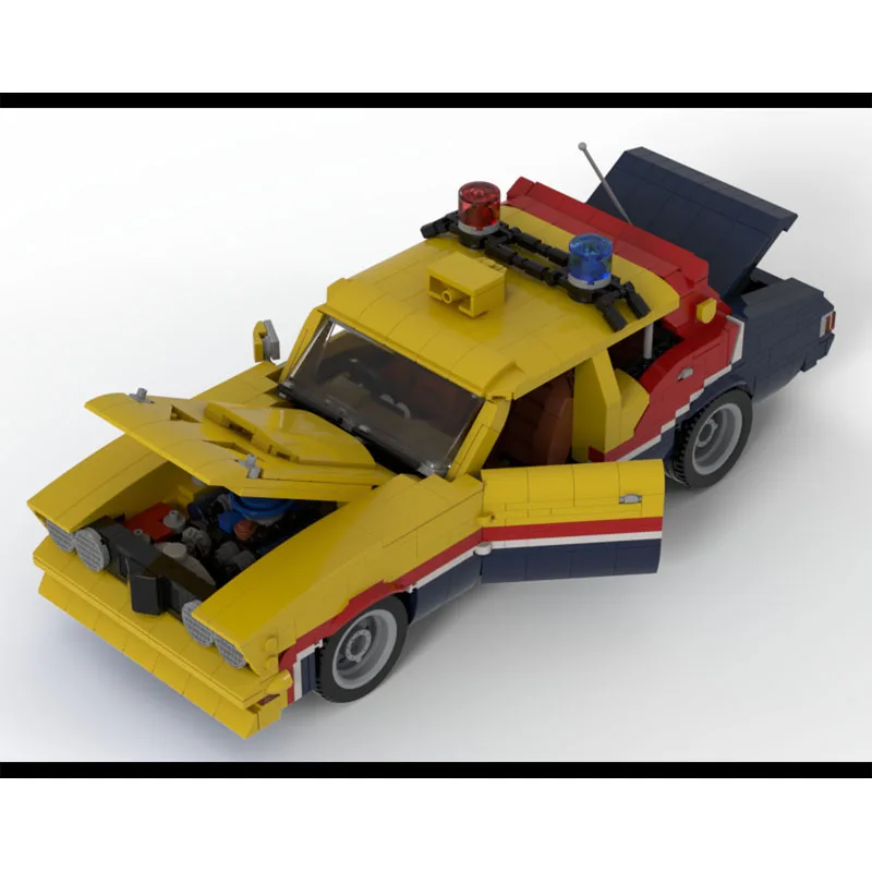 MOC-197005 سلسلة الأفلام الجديدة Supercar سباق بنة نموذج • 1247 أجزاء صبي أطفال عيد الميلاد اللبنات لعبة هدية