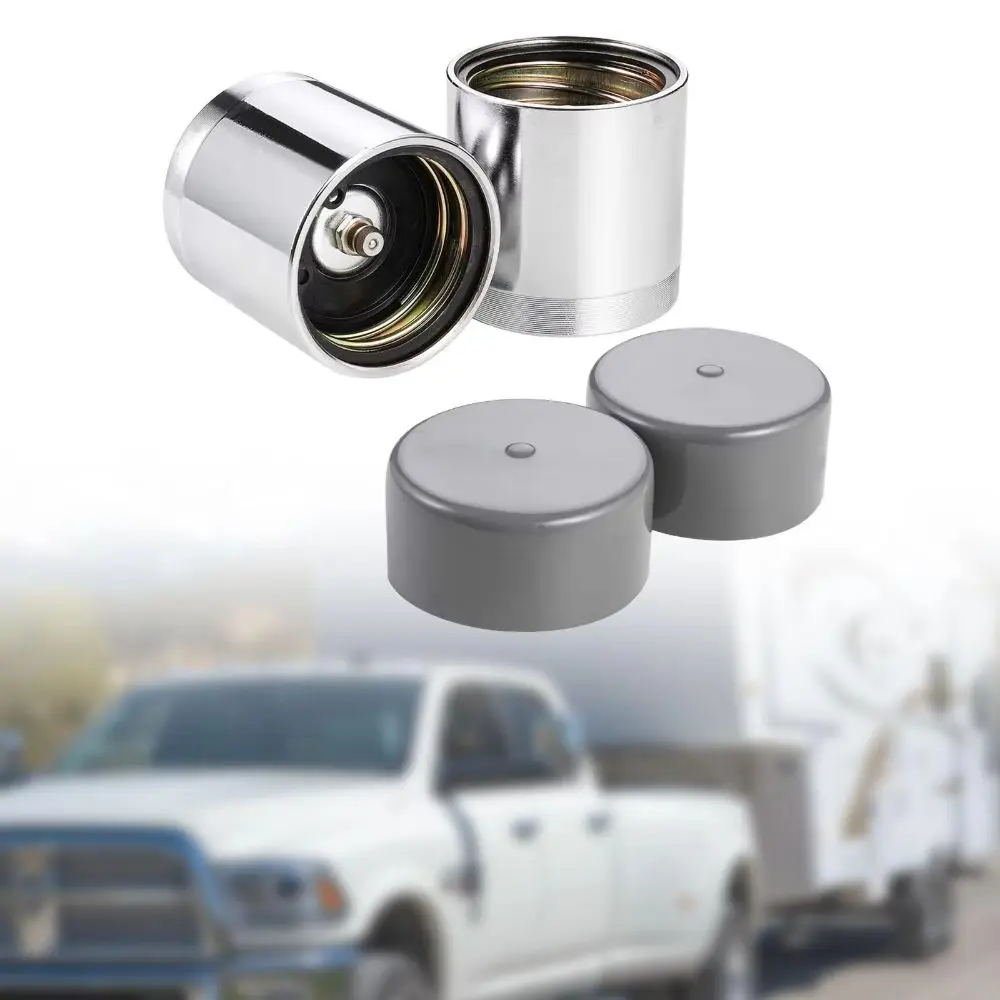 Durable Trailer Bearing Protector Rubber High Performance Bearing Grease Cover Automatic Pressure Relief Carbon Steel