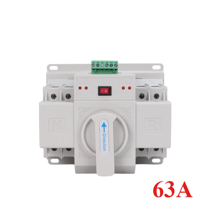 

63A 125A 2P 3P 4P ATS Dual Power Automatic Transfer Switch 380V 400V Type CB MINI Auto Sal Switches Circuit Breaker