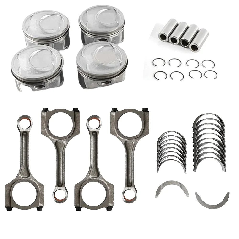 G4KJ Engine piston connecting rod bearing set For HYUNDAI SANTA KIA SORENTO DM DMA XM 2.4L 2.4 L T L4 GAS 09-21 23040-2G500