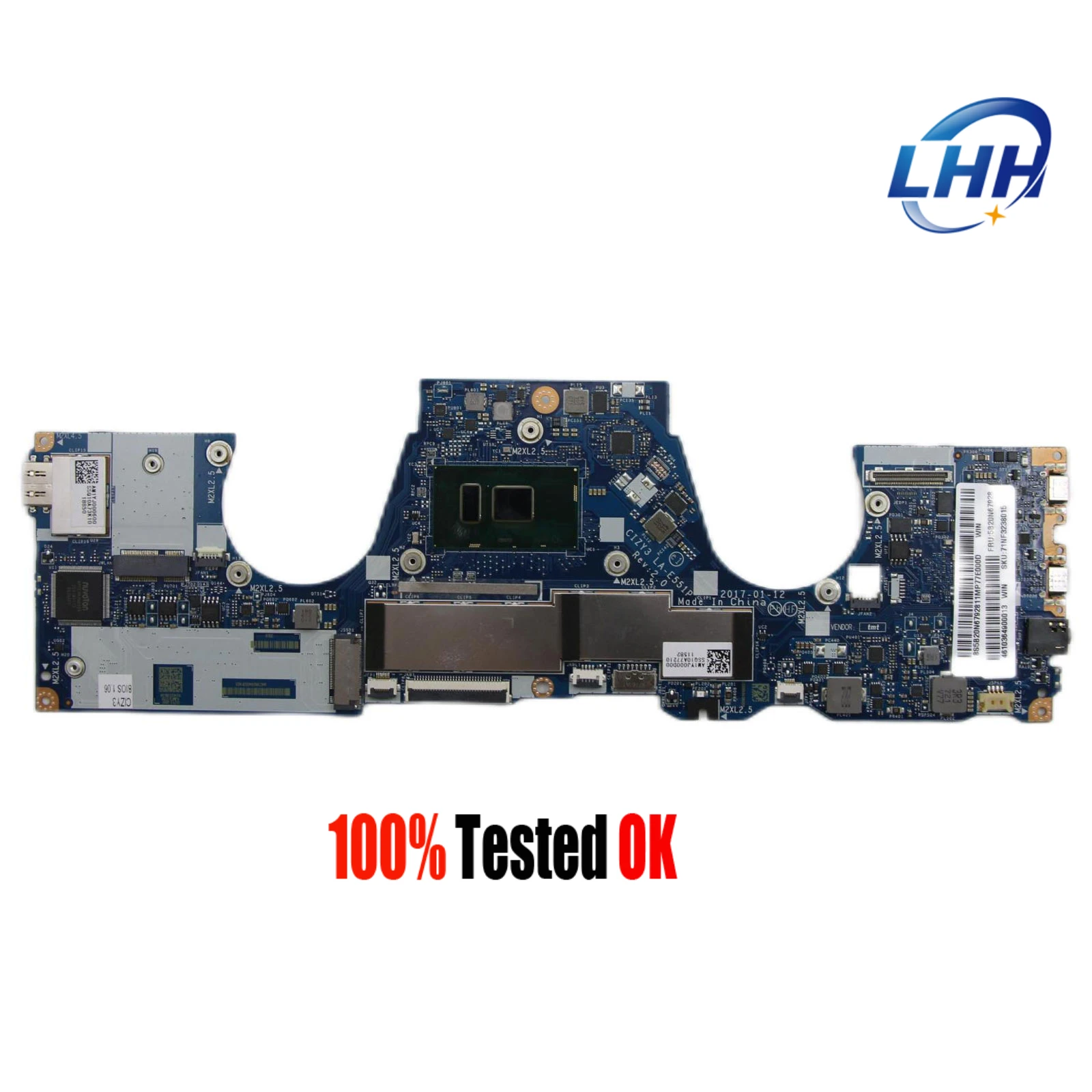 

LA-E551P MainBoard for Lenovo Yoga 720-13IKB Laptop Motherboard with I5-7200U CPU UMA 8G RAM Working Well