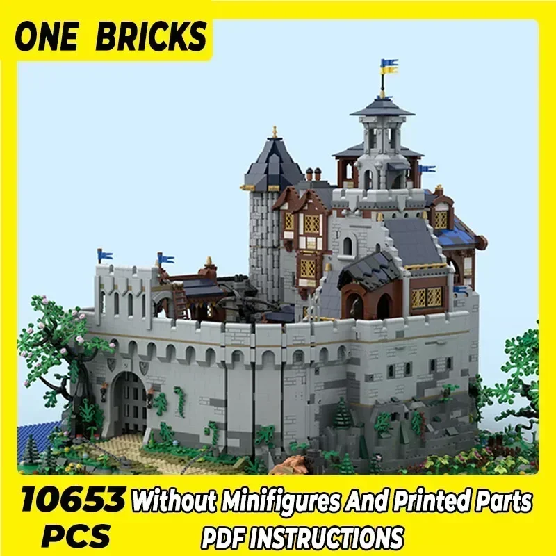 

Military Fortress Model Moc Building Bricks Black Falcon Royal Castle Technology Blocks Gifts Christmas Toys DIY Sets Assembly