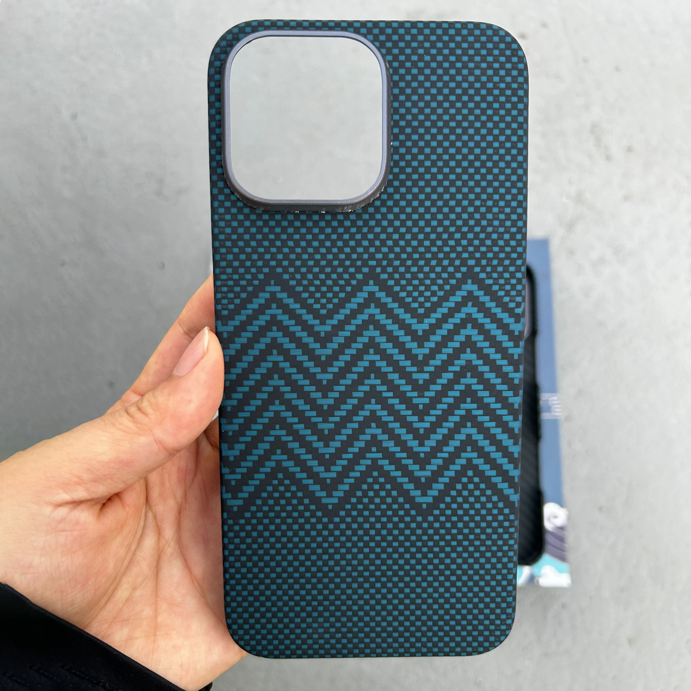 

Real Aramid Carbon Fiber Phone Case Cover On For iphone 13 14 15 16 Pro Max 16Pro ProMax i14 i15 i16 Magnetic Cover for Magsafe