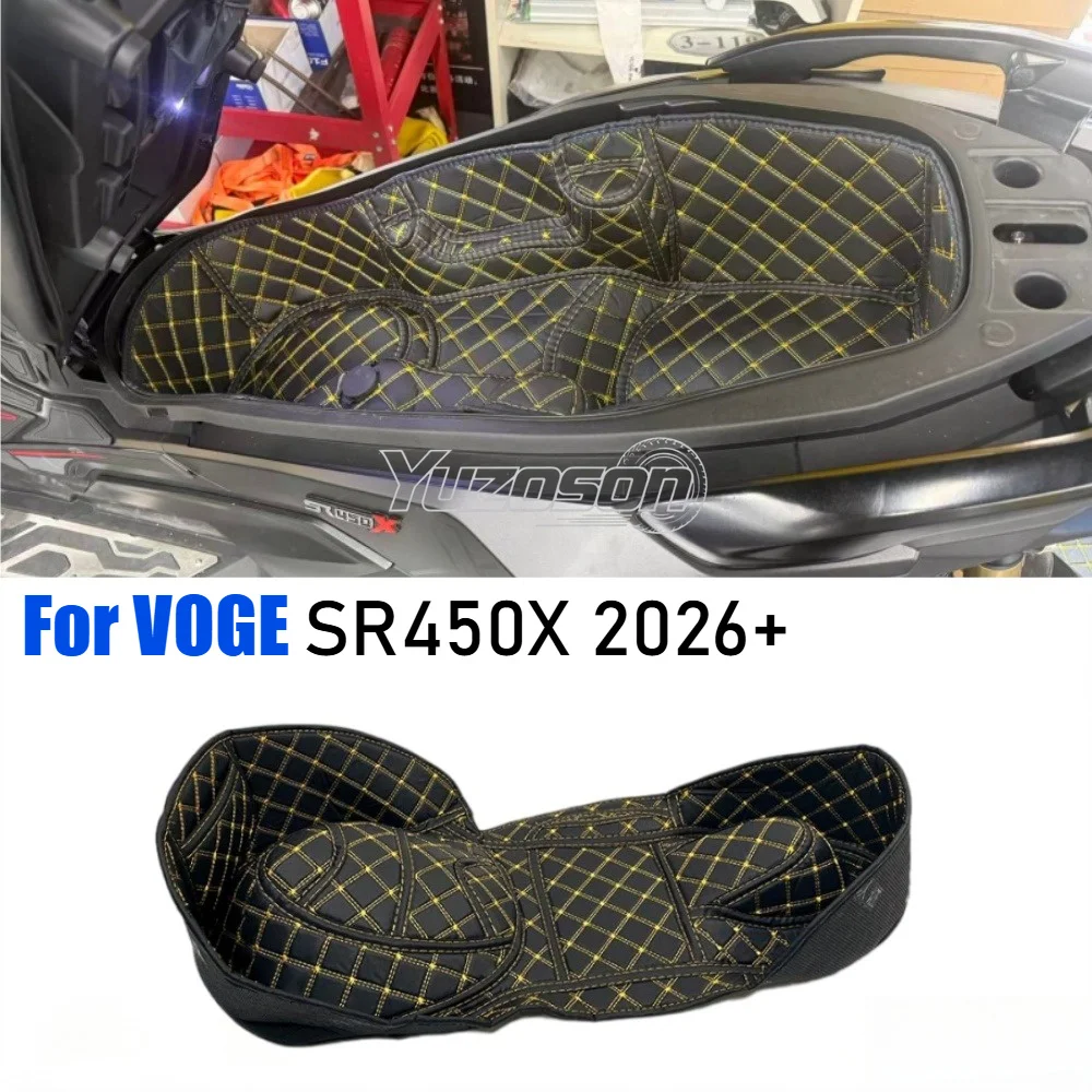 voge-sr450x-sr-450x-sr450-x-2026用、バイクシート用収納ボックスライナー、収納パッド、トイレ用クッション、アクセサリー