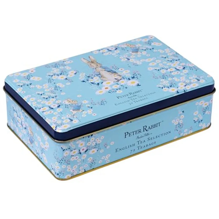 Peter Rabbit Daisies Tea Selection Tin with 72 Teabags