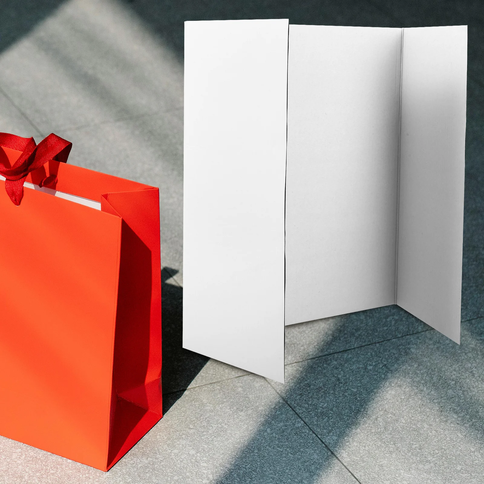 1 комплект, 1 комплект, белая складная тройная плакатная доска, 3-панельный дисплей для презентаций, научный ярмарок, выставочный рекламный пенопластовый сердечник