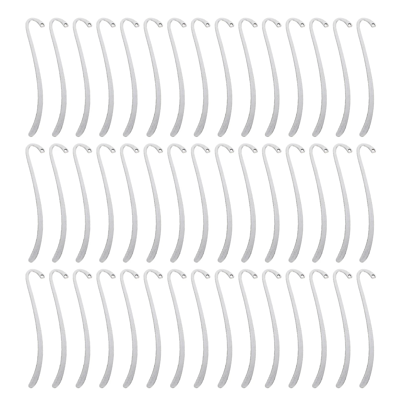 

50Pcs Retro Metal Bookmark Charms for Jewelry Making Creative Book Markers with Hook Vintage Silver Birdcage Alloy Charms