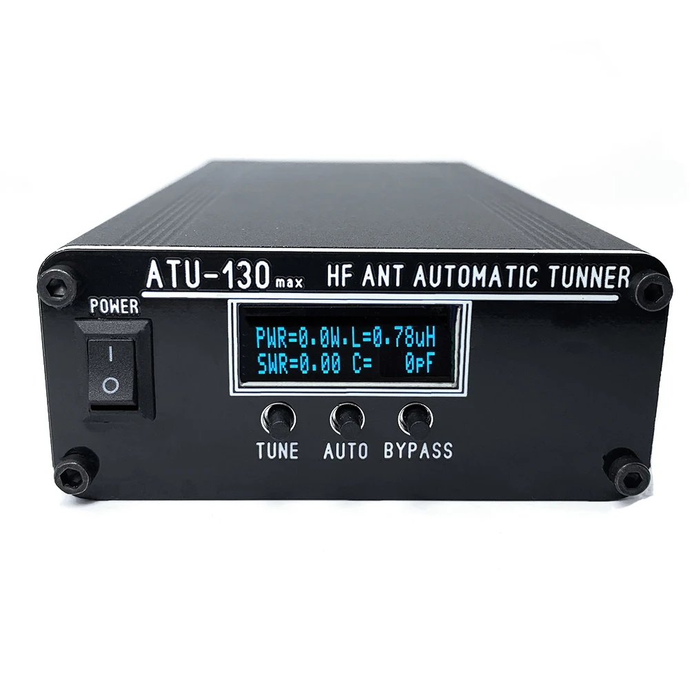 ATU-130 MAX موالف هوائي HF على الموجات القصيرة الأوتوماتيكي 1.8-50 ميجا هرتز 200 وات موالف هوائي مصغر على الموجات القصيرة