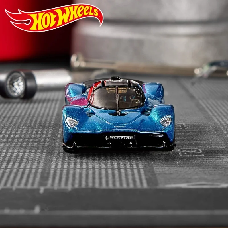 Novas rodas quentes genuínas rlc 1/64 aston martin valkyrie modelo de simulação carro de brinquedo presentes de feriado colecionáveis ornamentos de mesa