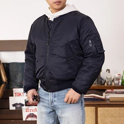 FMA-1 Big European US Size Super Quality Jacket Casual Stylish 100% Wool Lining Cotton MA-1 Coat