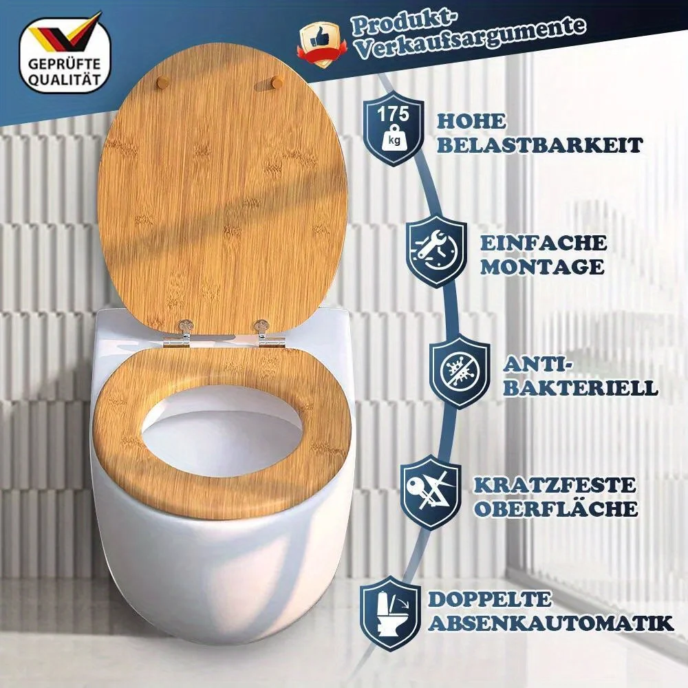 SAINOS wc sitz mit absenkautomatik Toilettendeckel mit Cierre Suave, Toilettensitz mit. Toilettensitzeislav Badezimmerteile