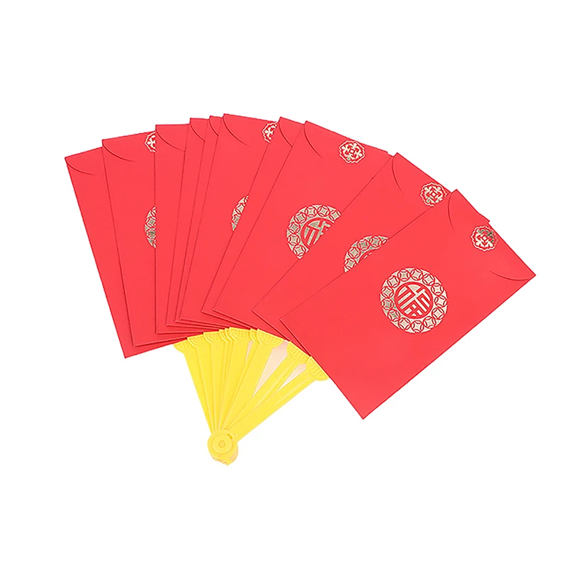 新しい年の赤い封筒,ファンの形,hongbao,春のフェスティバル,ラッキーなお金のポケット,ギフト,最高のwish,2024