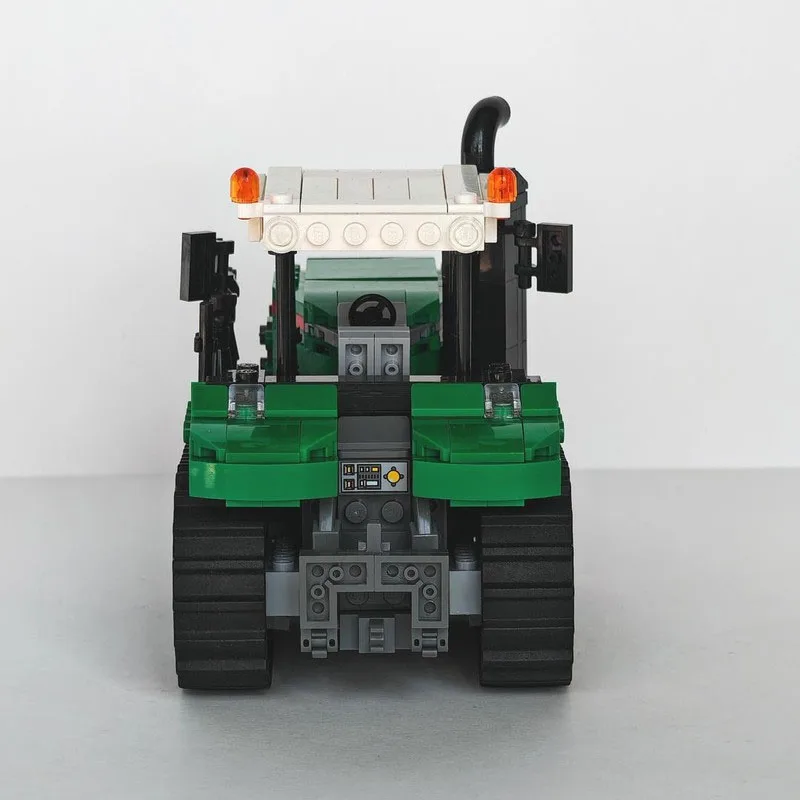 MOC-223010 البضائع الصغيرة جرار زراعي اللبنات نموذج 513 PartsMOC الإبداعية بنين أطفال عيد ميلاد اللبنات لعبة الهدايا