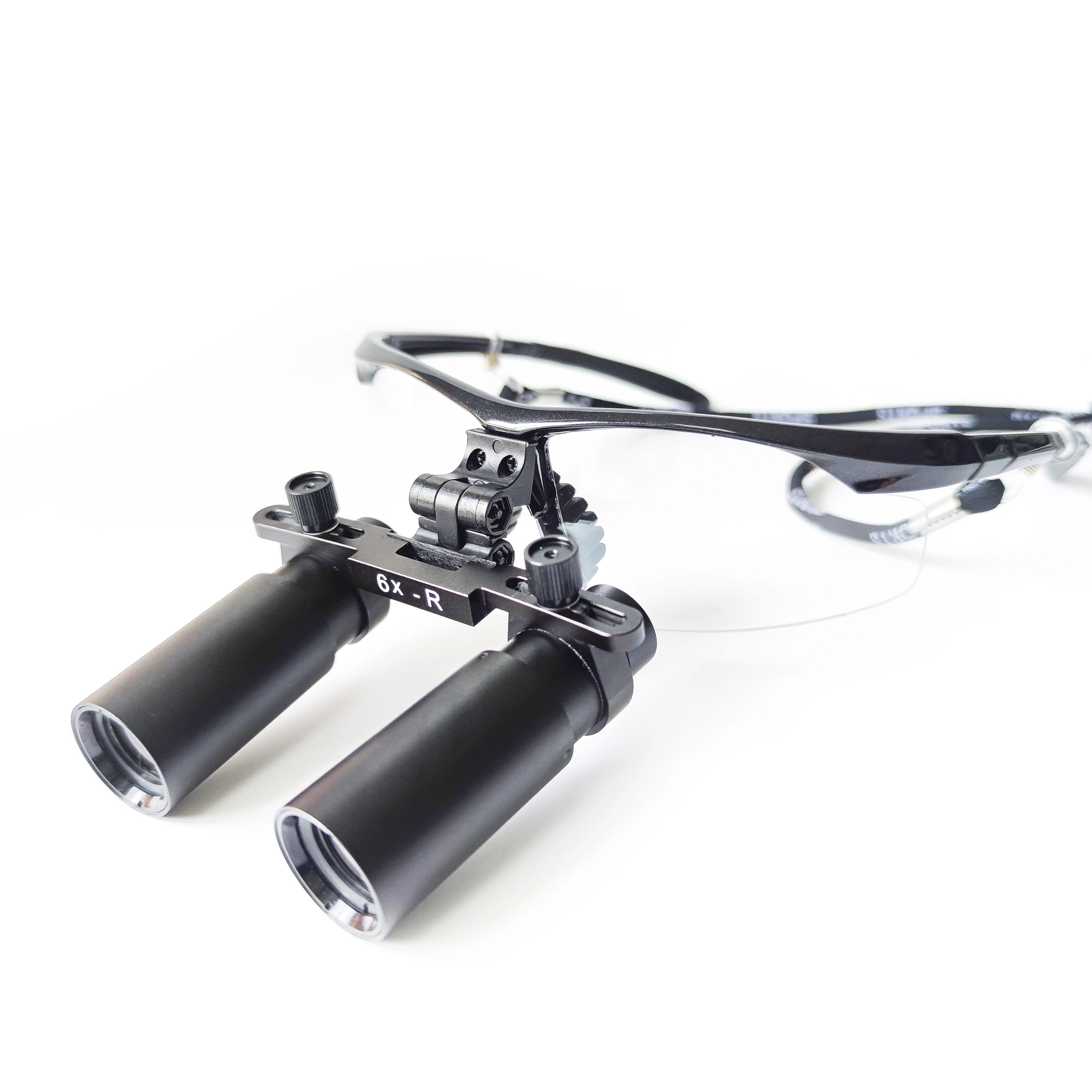 Burite Prism Medical Surgical Dental 6.0X Loupes Kepler Magnifier 6X ENT Dental Ophthalmolog With LED Headlight（FDJ-X-6.0X)