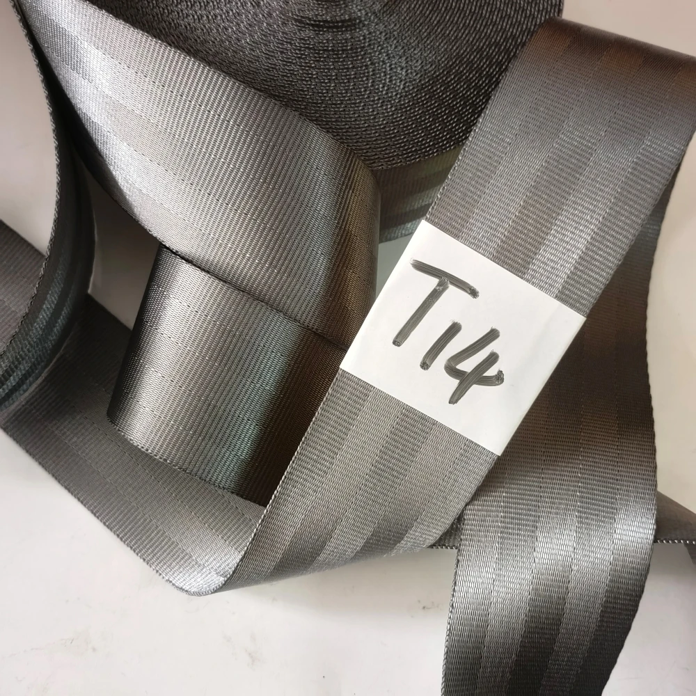 JOORMOM Thickened Medium Gray（T14）3M-30M Car Seat Belt webbing Personalized Modification Seat Belt Webbing