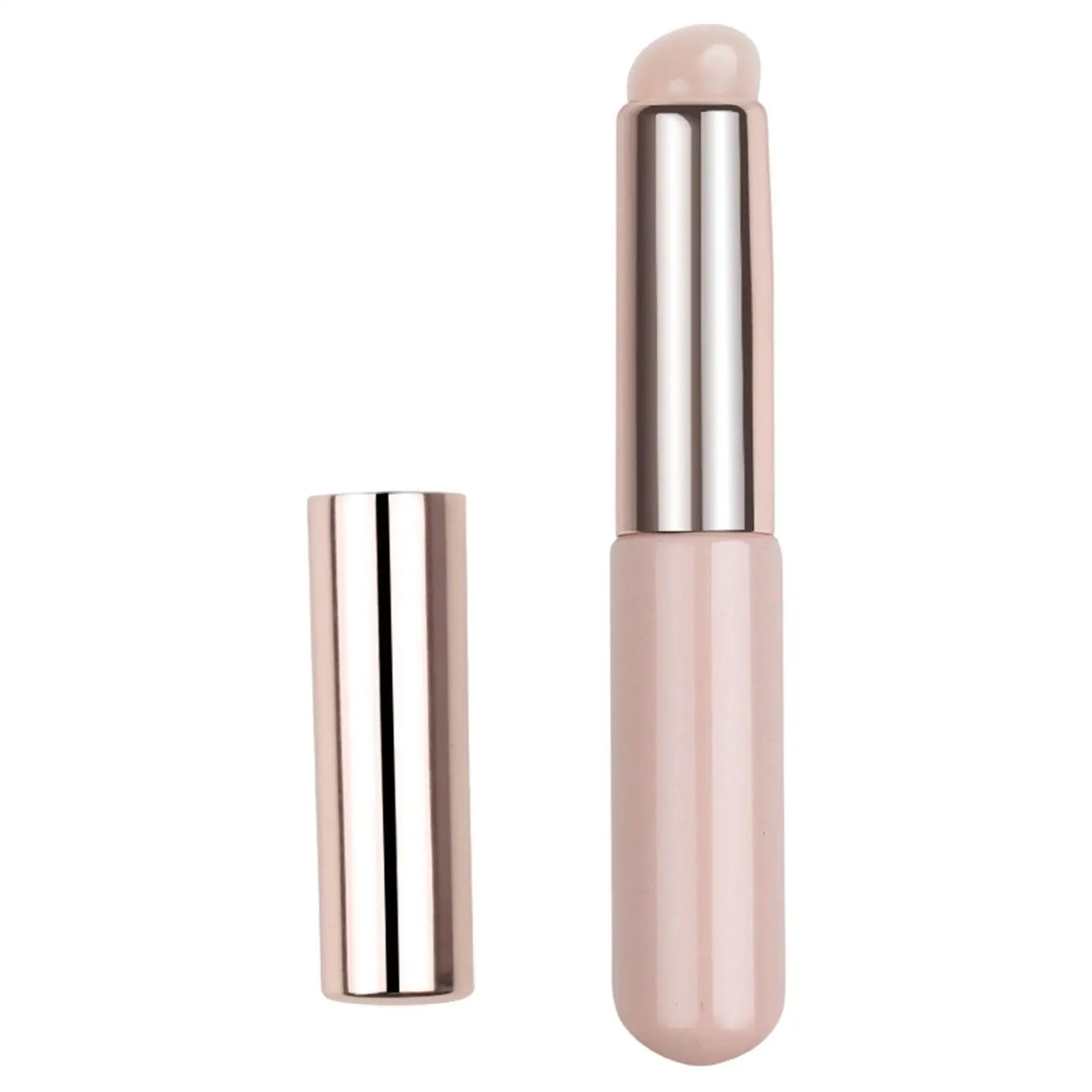 Portable Silicone Lip Brush Mini Soft Round Head Lipstick Applicator Concealer Blending for Makeup Tools and Brushes