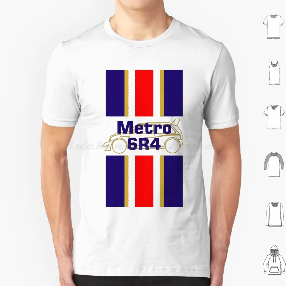 6r4 Racing T Shirt Cotton Men Women DIY Print Rothmans Racing Metro 6r4 Rally 1986 Group Groupb Macrae Mcrae Wrc