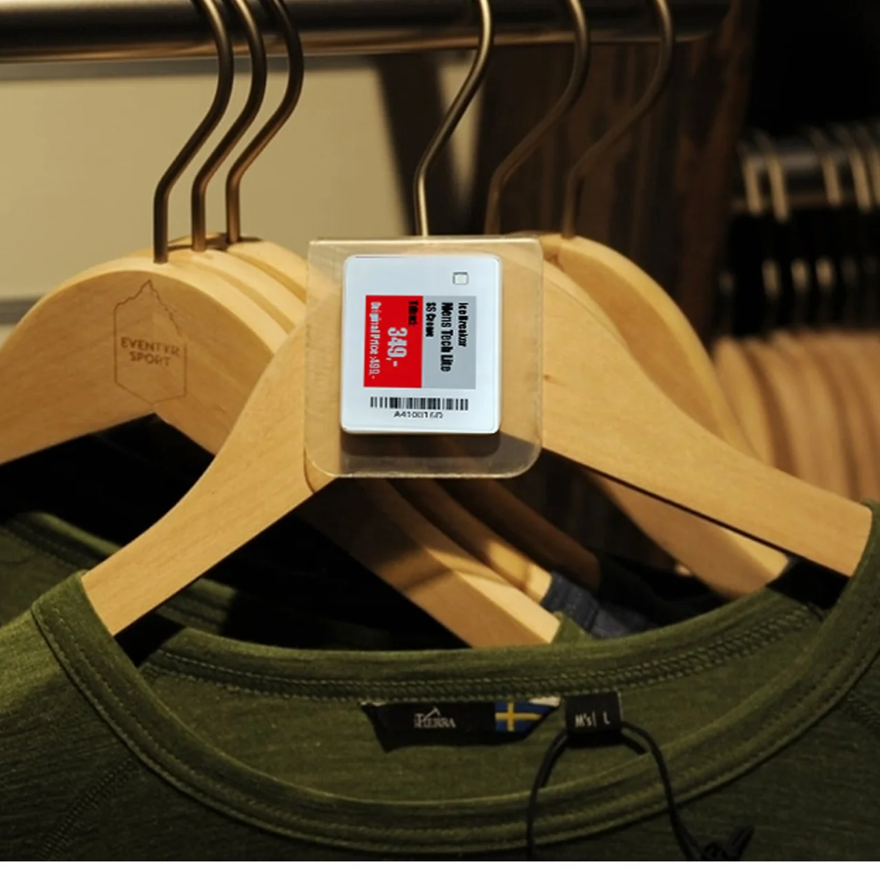1.54 Inch Supermarket E-ink Epaper Display Wifi Wireless Esl Electronic Shelf Label Epaper Digital Price Tag for Clothing Shop - view 2