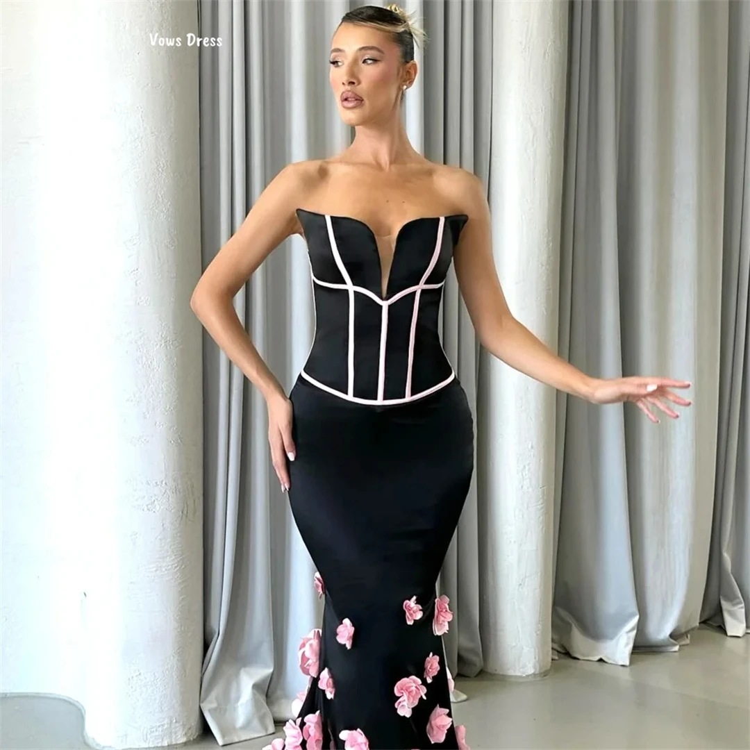 Vows Custom Made Elegant Evening Party Dresses for Women Luxury Prom Dress 2025 Off-shoulder V-neck Applique Ball Gowns Woman