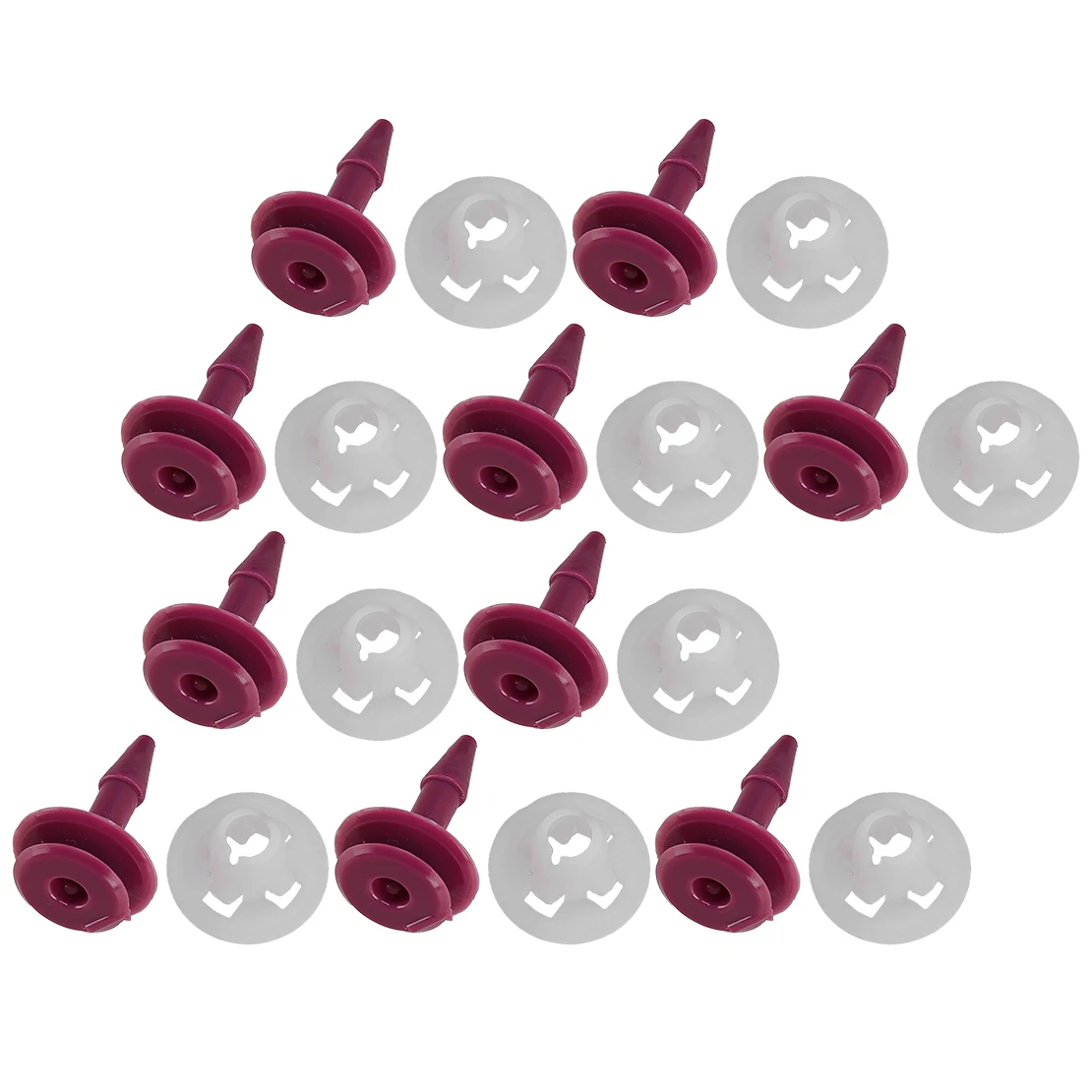 20 juegos de sujetadores de Clips de moldura para guardabarros aptos para pastilla Holden Rodeo Isuzu d-max Dmax 2002 2003 2004 2005 2006 Nylon