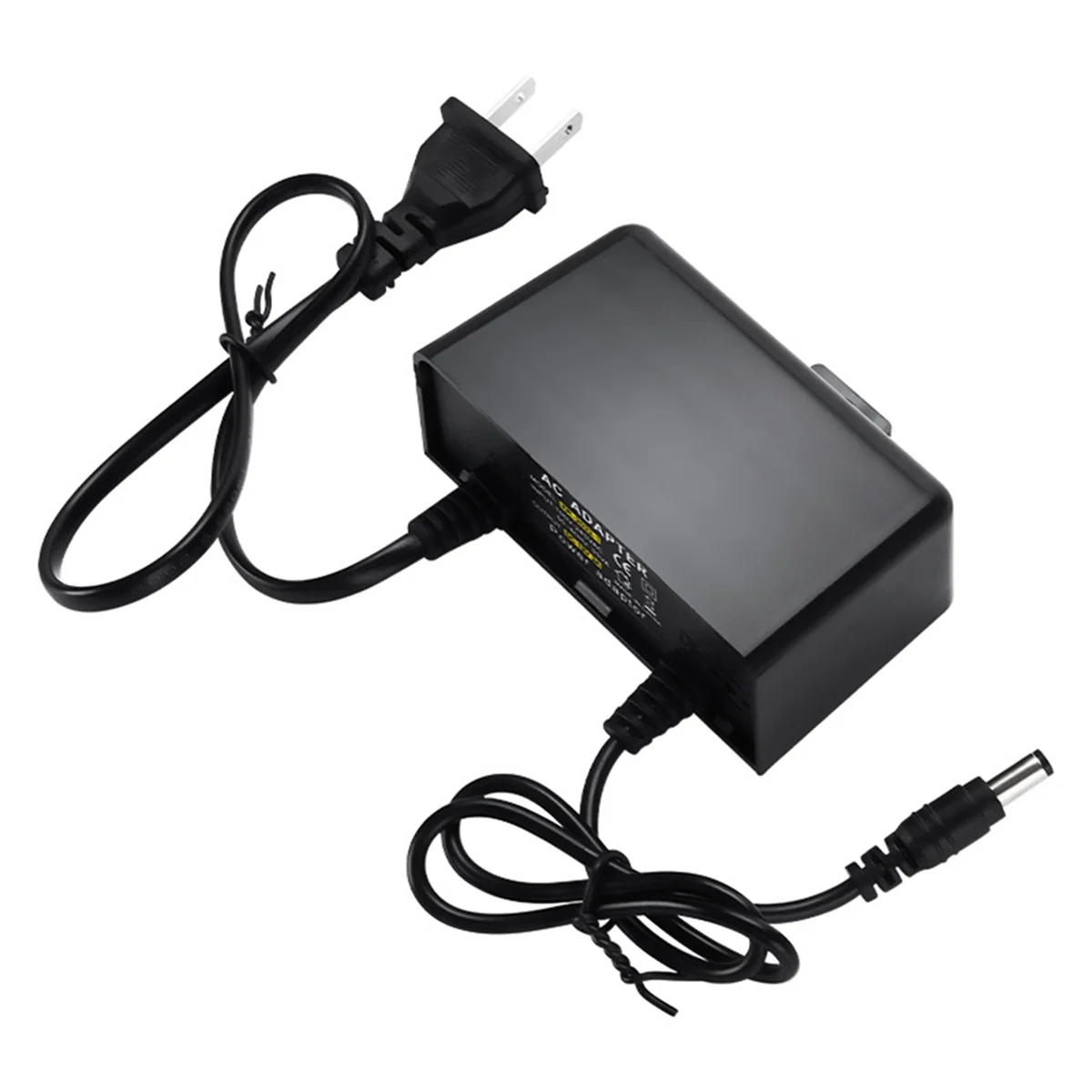 2025 New 12V 2A Waterproof Power Supply Adapter Outdoor Rainproof Surveillance Adapter for DC Camera LED Strip Switching US Plug