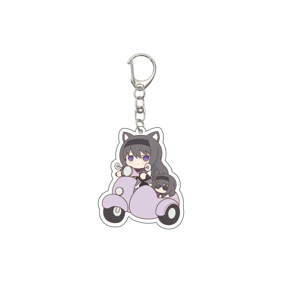 55MM Anime Puella Magi Madoka Magica‌ Keychain Miki Sayaka Tomoe Mami Kaname Madoka Akemi Homura Keychain Christmas Gifts view 5