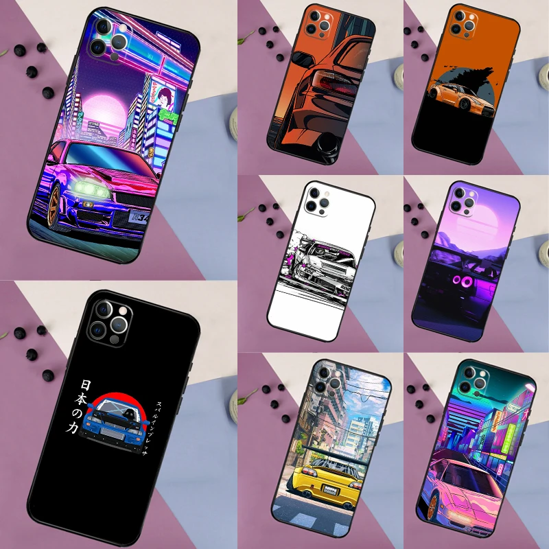 JDM Tokyo Drift Sports Car For Samsung Galaxy A55 A35 A15 A32 A12 A22 A52 A54 A34 A14 A56 A36 A26 A16 A13 A53 A17 Case