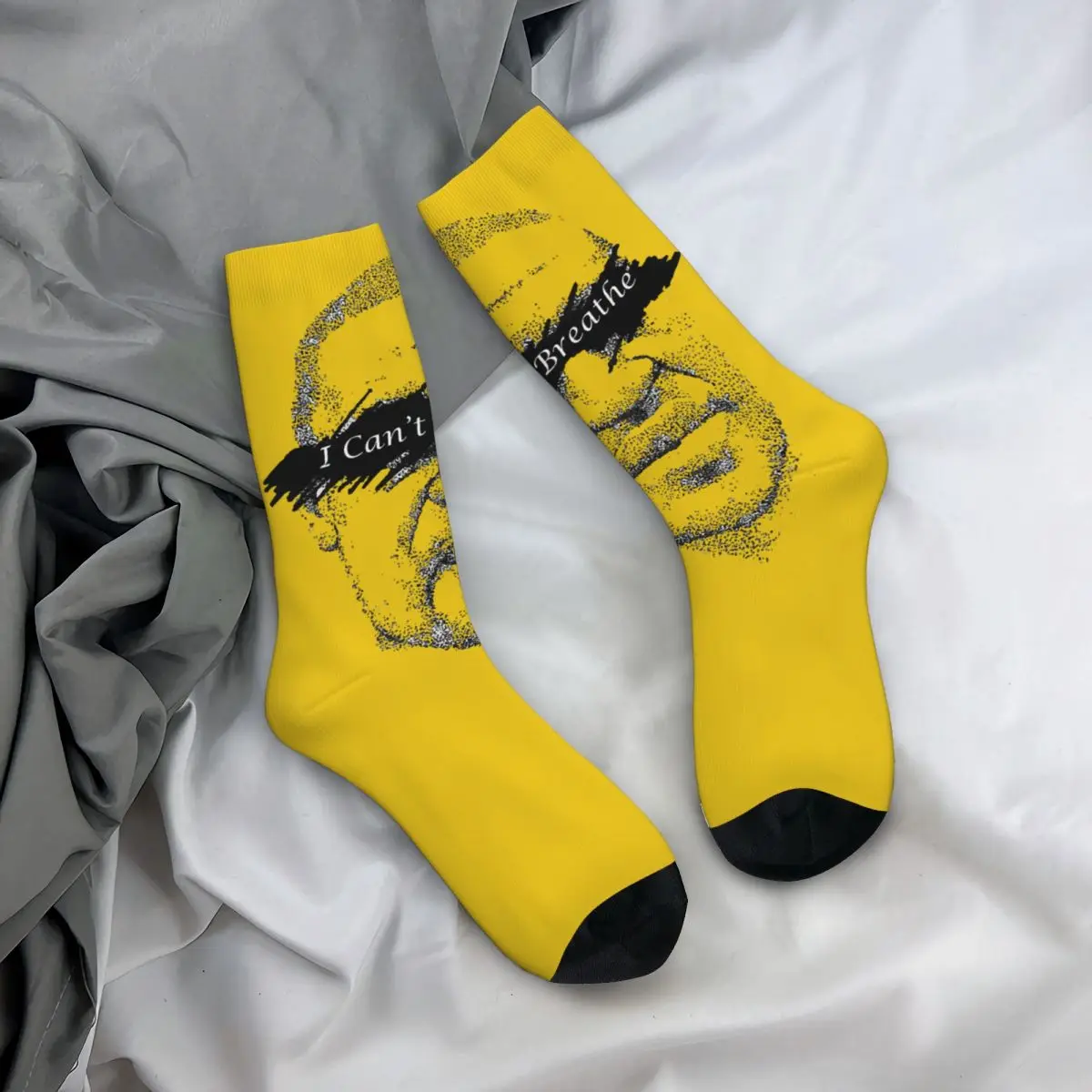 3D printing cosy Unisex Socks,Cycling George Floyd I Can\'t Breathe Interesting Four Seasons Socks