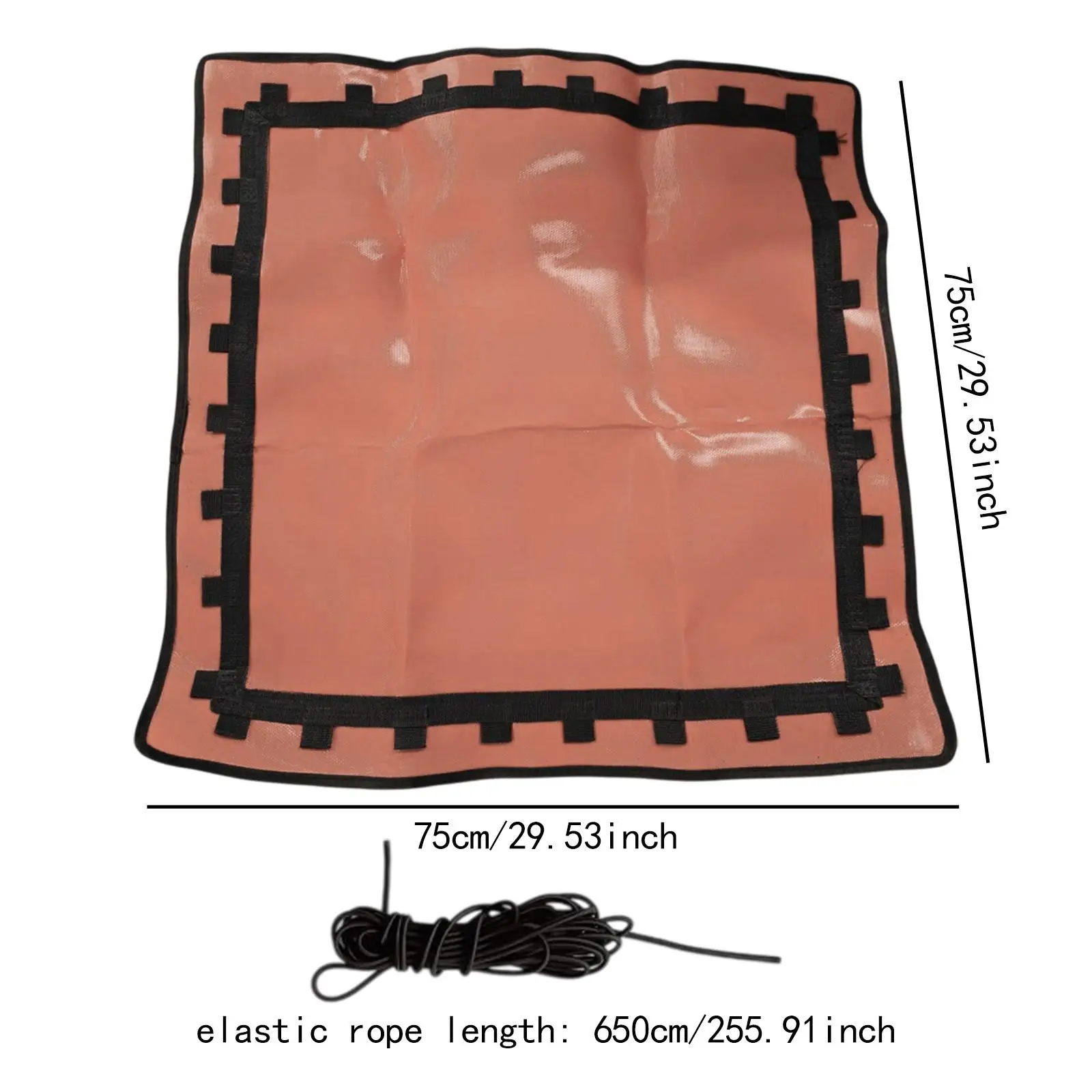Trampolin-Ersatzmatte, passend für 2,8 Fuß große quadratische Rahmenteile, springende Rebounder-Matte für Hof, Spielzimmer, Übung, Spielplatz, Garten