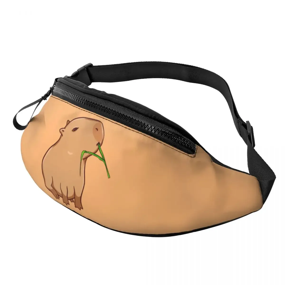 Niedliche Capybara-Gürteltasche für Männer und Frauen, individuelle Tierliebhaber-Umhängetasche für Radfahren, Camping, Telefon, Geldbeutel