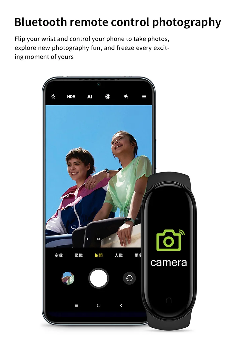 ل Xiaomi الرياضة ساعة ذكية التحكم بالموسيقى اللياقة البدنية السعرات الحرارية المسار سوار رسالة الهاتف تذكير خطوات BT SmartWatch M8 الفرقة